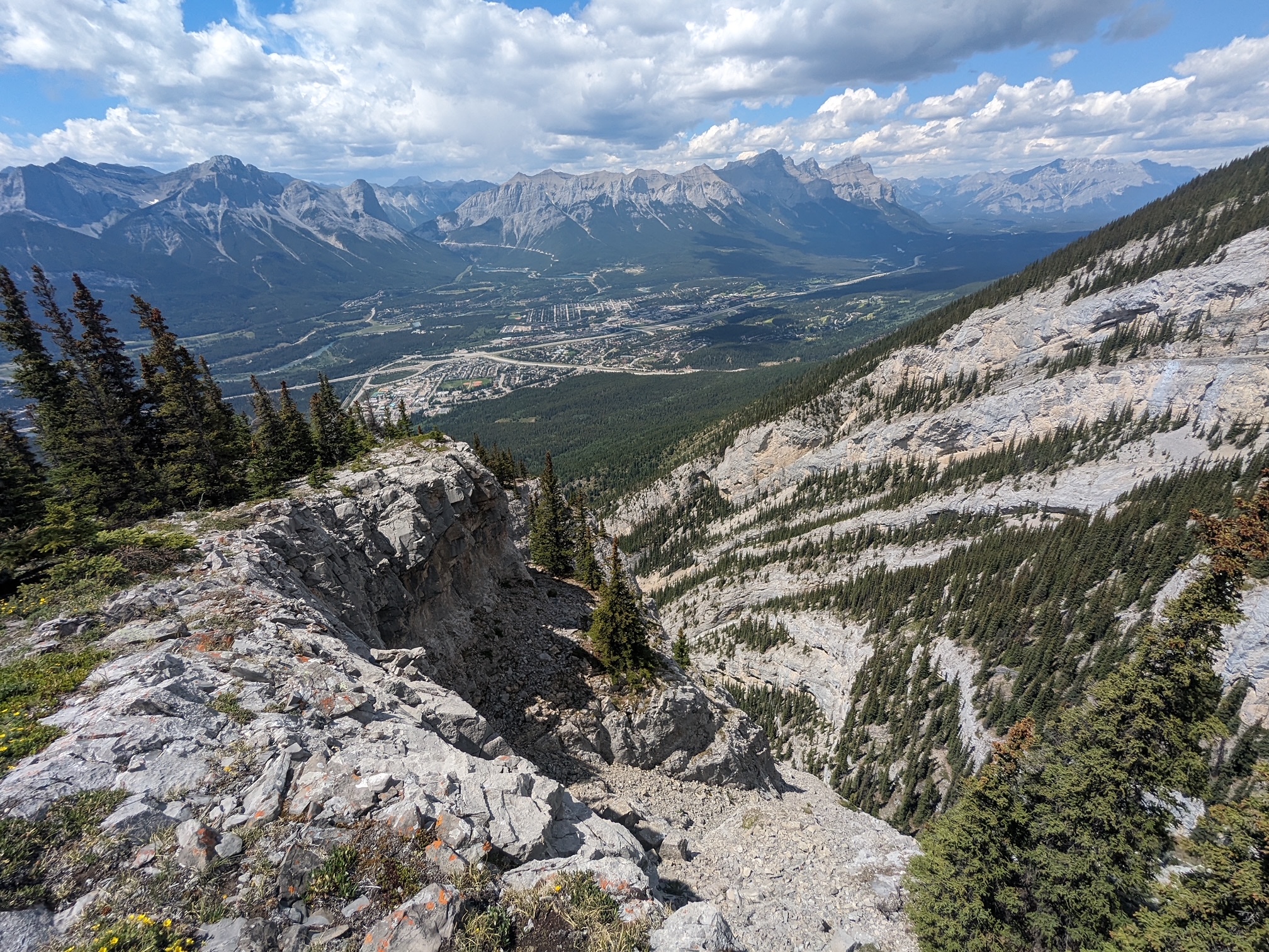 On the way up to Mt Grotto