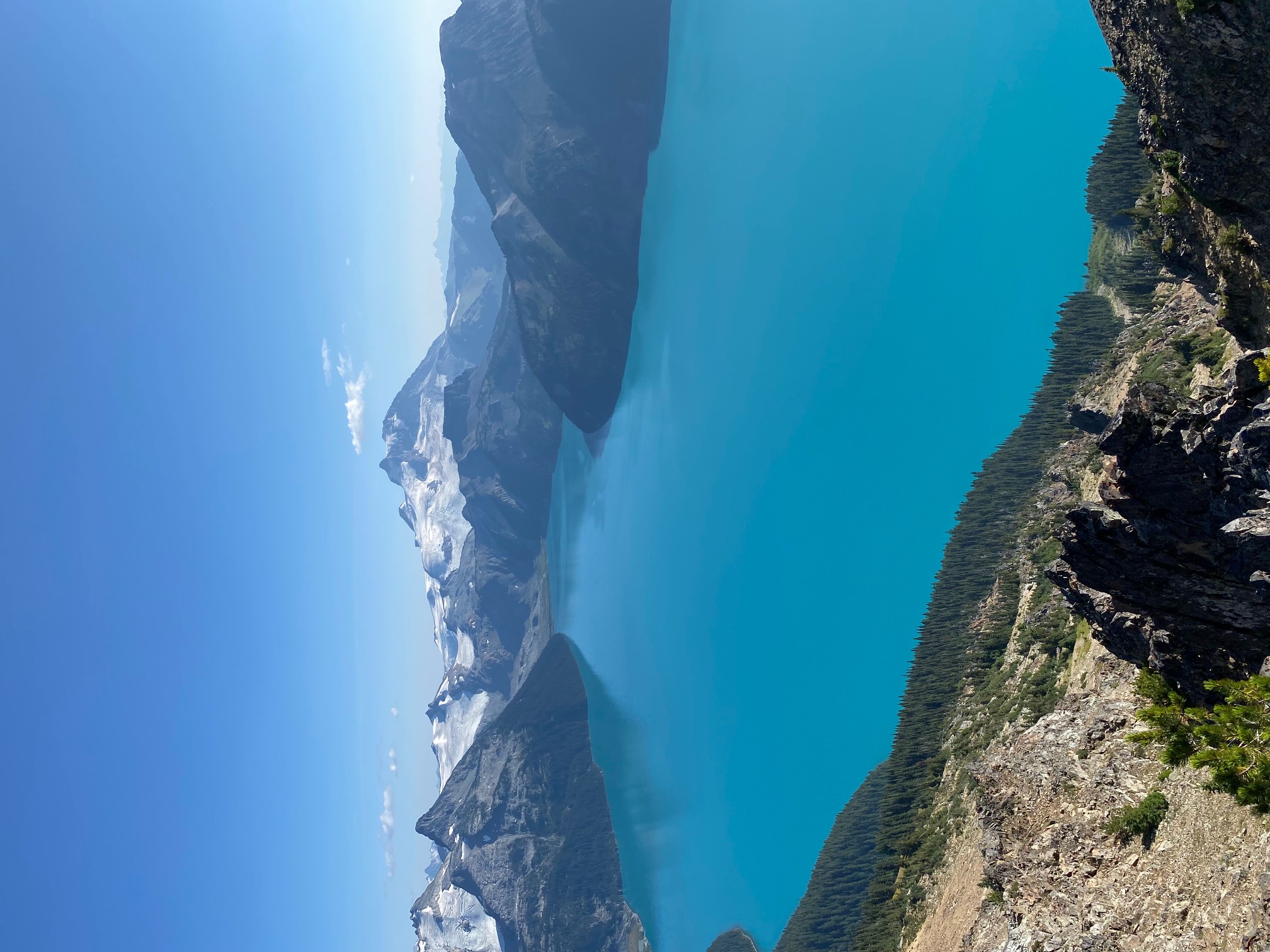 View of Garibaldi Lake from Panorama Ridge